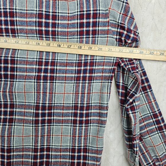 Vintage Pendleton Board Shirt Mens Medium USA Made Loop Collar Plaid Outdoors - Picture 7 of 7